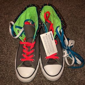 colorful high top converse